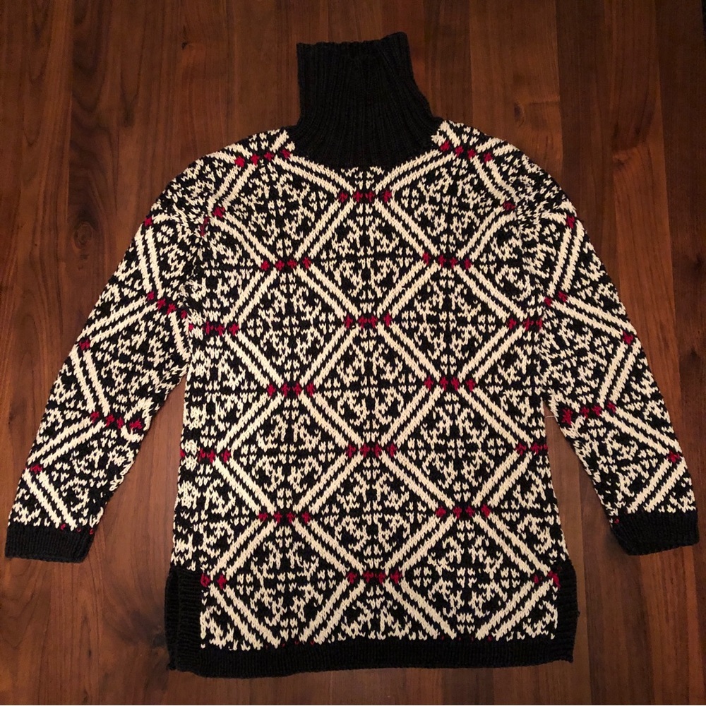 Hand knit sweater